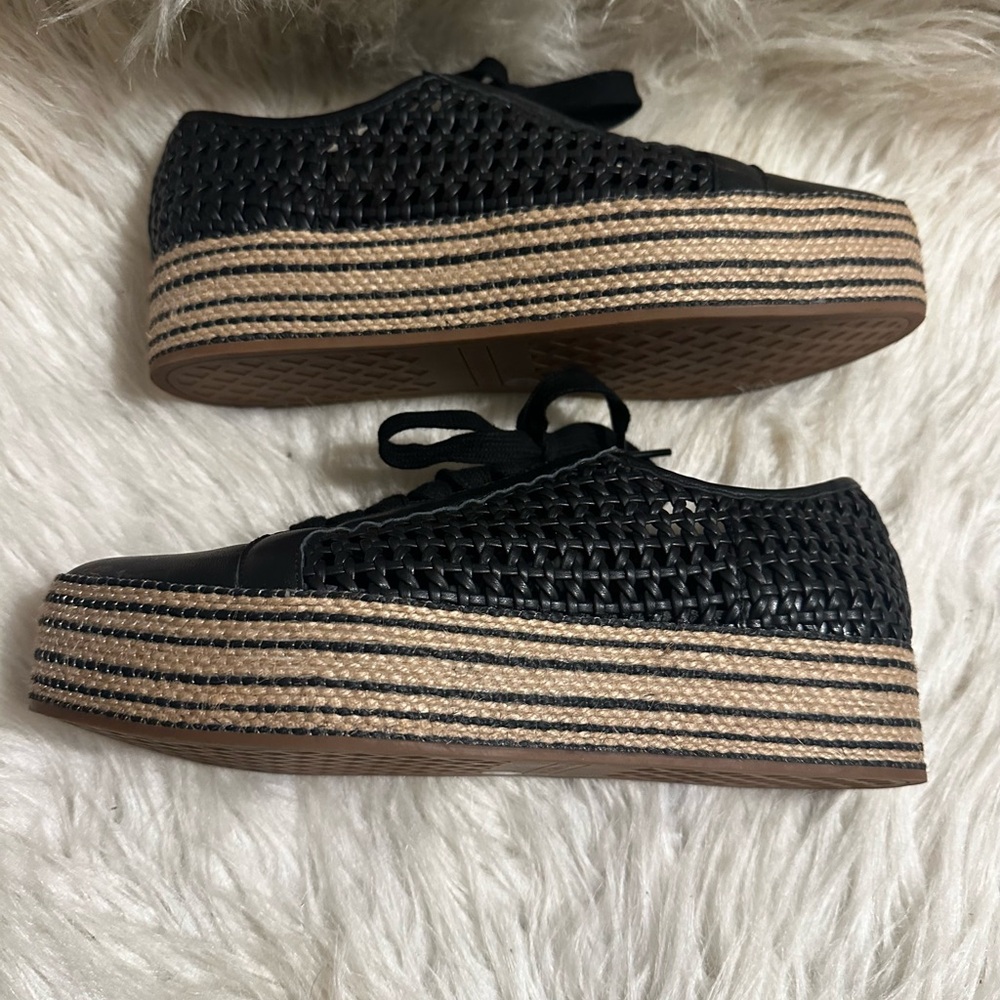 Vince Camuto Merlea Woven Platform Sneakers - Picture 12 of 12